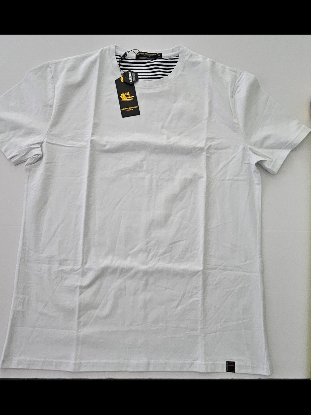 Men Tailored Recreation Premium Slim Fit Crew Neck Tshirt Fitted Short Sleeve